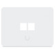 Ubiquiti Universal keystone wall plate Référence: W129330913