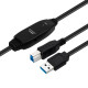 MicroConnect Active USB 3.2 Gen 1 A-B 7m Reference: W128884585