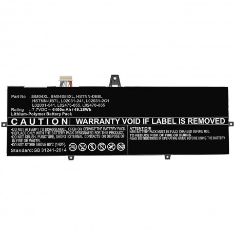 CoreParts Laptop Battery for HP Reference: W125993440