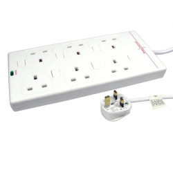MicroConnect 6-way UK Socket 2M White Reference: W125880664