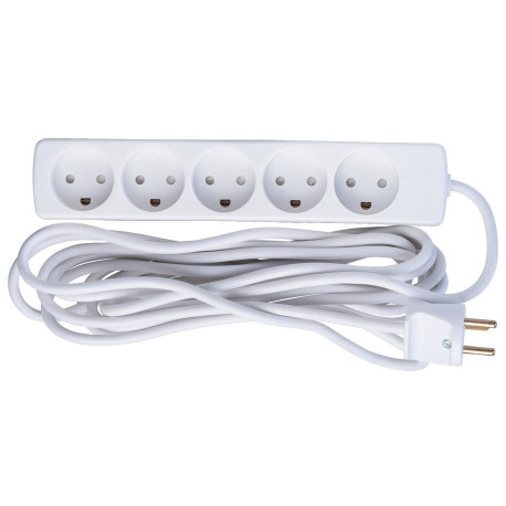 MicroConnect 5-way Danish Power Strip 5m Référence: W125895476