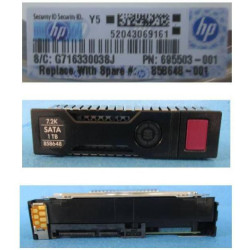 HP HDD 1TB SATA 3.5 Inch 7200 RPM Référence: 858648-001