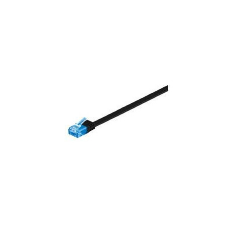 MicroConnect U/UTP CAT6A 3M Black Flat Reference: V-UTP6A03S-FLAT