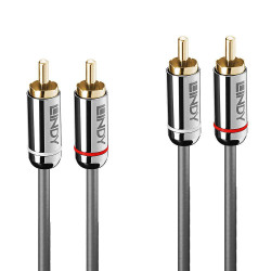 Lindy 2M Dual Phono Audio Cable, Référence: W128371003