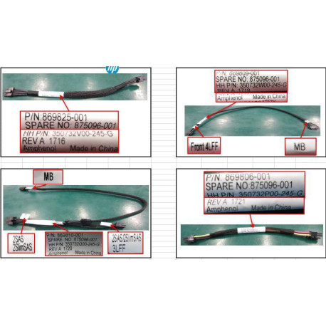 HP DL380 GEN10 SFF BKPLNE PWR Référence: 875096-001