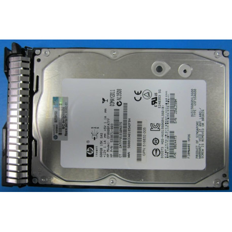 Hewlett Packard Enterprise 600GB 6GA15K 3.5 DP EVA Reference: 516810-003 