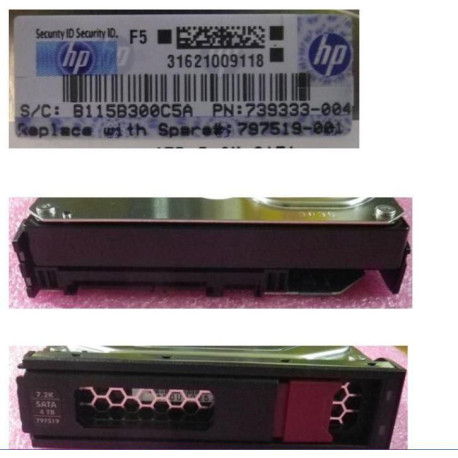 HP DRV HD 4TB 6G 7.2K 3.5 SATA LP Référence: W129126834