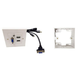 Vivolink Wall Box HDMi + USB + VGA Référence: WI221293