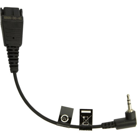 Jabra Mobile QD cord + 2.5mm jack Référence: 8800-00-46