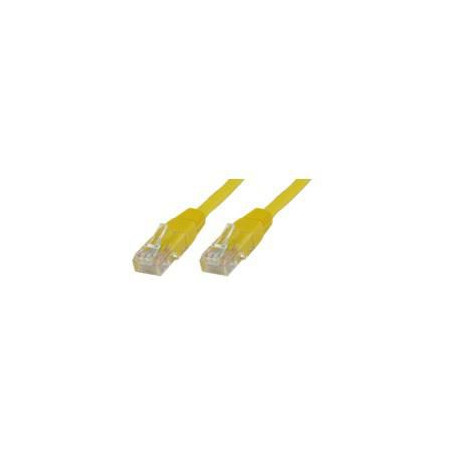 MicroConnect U/UTP CAT5e 0.5M Yellow PVC Reference: B-UTP5005Y