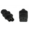 MicroConnect Power Adapter C6 to C13 F-F Reference: PE613AD