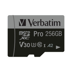 Verbatim MICRO SDXC CARD PRO U3 C10 A2 Reference: W128851804