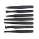 CoreParts 7 in 1 Black Plastic Tweezers Reference: MSPP70476