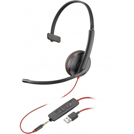 Poly Blackwire 3215 Monaural USB-A Reference: W128609549