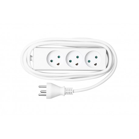MicroConnect Power strip 3 outlets 3m White Reference: W126053559