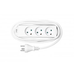 MicroConnect Power strip 3 outlets 5m White Reference: W126053560