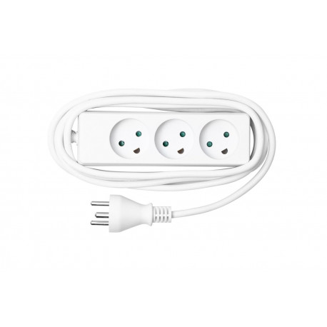 MicroConnect Power strip 3 outlets 5m White Reference: W126053560