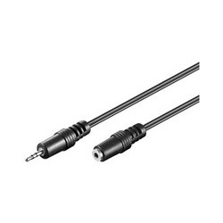 MicroConnect Audio 2,5mm Male - Female 2M Reference: 33723