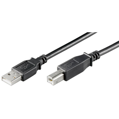 MicroConnect USB2.0 LSZH A-B 3m M-M, BLACK Référence: W129016478
