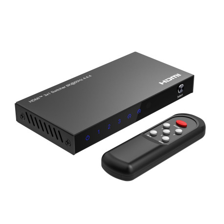 MicroConnect 8K@60Hz HDMI Switch 3x1, HDCP Référence: W129043636