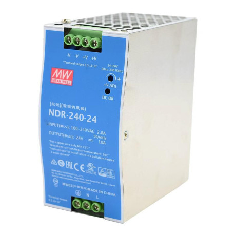 Ernitec 24V, 240W Din-Rail Power Référence: W129238239