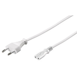 MicroConnect Power Cord Notebook 0.5m White Reference: W128866650