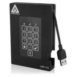 Apricorn HDD 500GB Encrypted USB 3.0 Référence: A25-3PL256-500F
