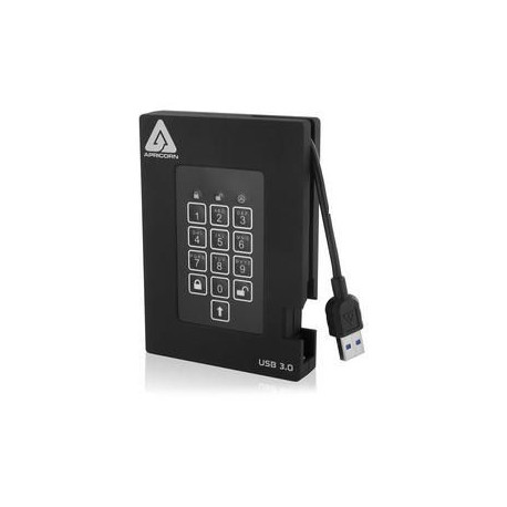 Apricorn HDD 500GB Encrypted USB 3.0 Référence: A25-3PL256-500F