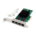 MicroConnect Network Card PCIe x4 I350-T4 Référence: W129148393