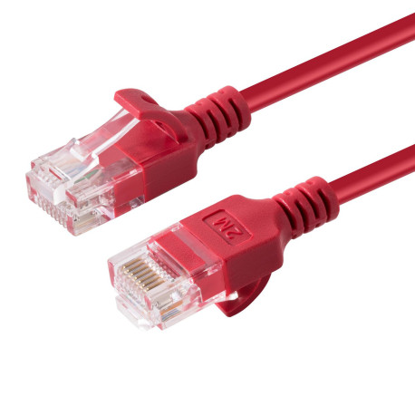 MicroConnect U/UTP CAT6A Slim 7.5M Red Référence: W125628037