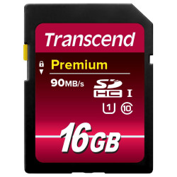 Transcend SDHC UHS-I 16GB Class 10 300X Reference: TS16GSDU1