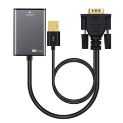 MicroConnect Adapter VGA 15pin - HDMI M-F Reference: VGAHDMI