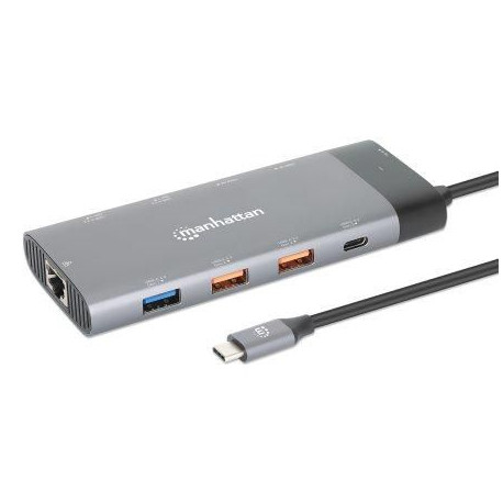 Manhattan Usb-C Dock/Hub, Ports (X10): Reference: W128829157