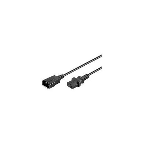 MicroConnect Power Cord C13 F - C14 M 0.6m Reference: AK 5029