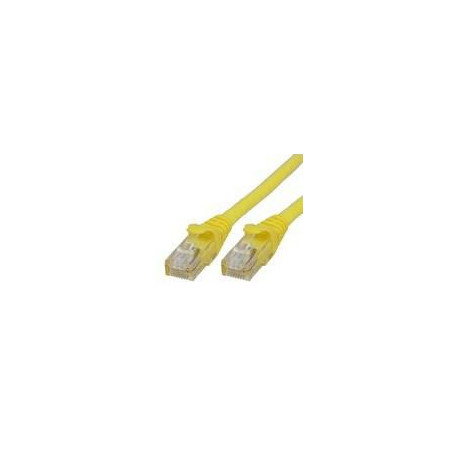 MicroConnect U/UTP CAT6 5M Yellow Snagless Reference: UTP605YBOOTED