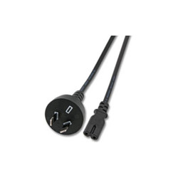 MicroConnect Power Cord Notebook 1.8m Black Reference: PE030718AUSTRALIA