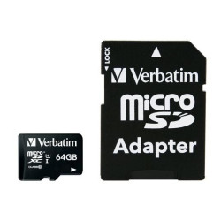 Verbatim 64 GB SD Micro (SDXC) Class 10 Reference: 44084