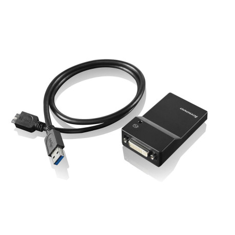 Lenovo USB3.0 to DVI-I Adapter Référence: 0B47072