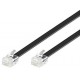 MicroConnect Modular Straight RJ12 6C6P 10m Référence: MPK110B