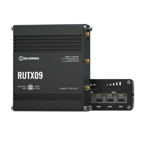 Teltonika Networks RUTX09 (EU) LTE CAT6 RUGGED Référence: W129248424