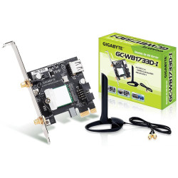 Gigabyte WLAN & Bluetooth 5.0 (PCIe x1) Référence: GC-WB1733D-I