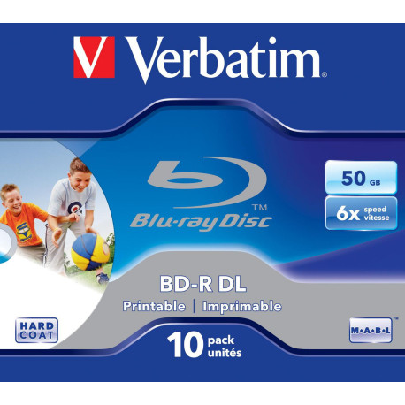Verbatim BD-R Double Layer 50GB 6X Référence: 43736