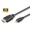 MicroConnect HDMI 1.4 A-D cable, 2m Reference: W127034646
