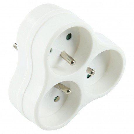 LOGON PROFESSIONAL DOMINO 3x16A TRIANGLE Référence: W128317519