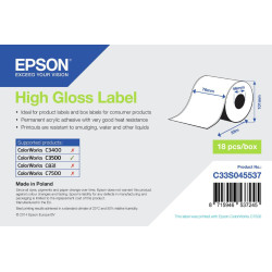 Epson High Gloss Label - Continuous Reference: C33S045537