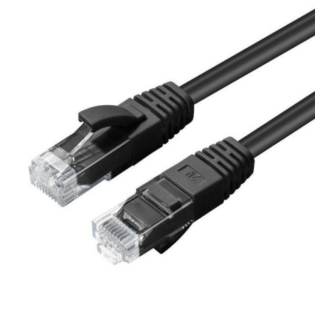MicroConnect U/UTP CAT5e 0.5M Black PVC Référence: UTP5005S
