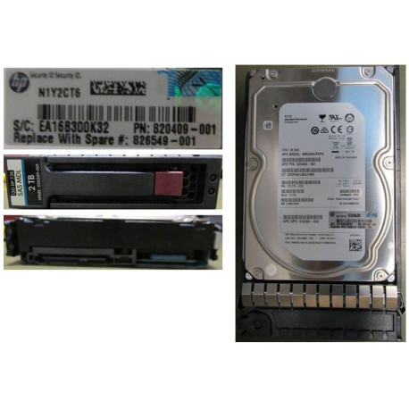 HP HD 2TB 12G 7.2K 3.5 SAS MDL Référence: W129052423 