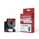 Capture 12mm x 7m White on Black Tape Référence: W128226197