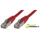 MicroConnect F/UTP CAT6 15m Red PVC Référence: B-FTP615R