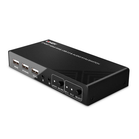 Lindy 2 Port HDMI 4K60, USB 2.0 & Référence: W128456648